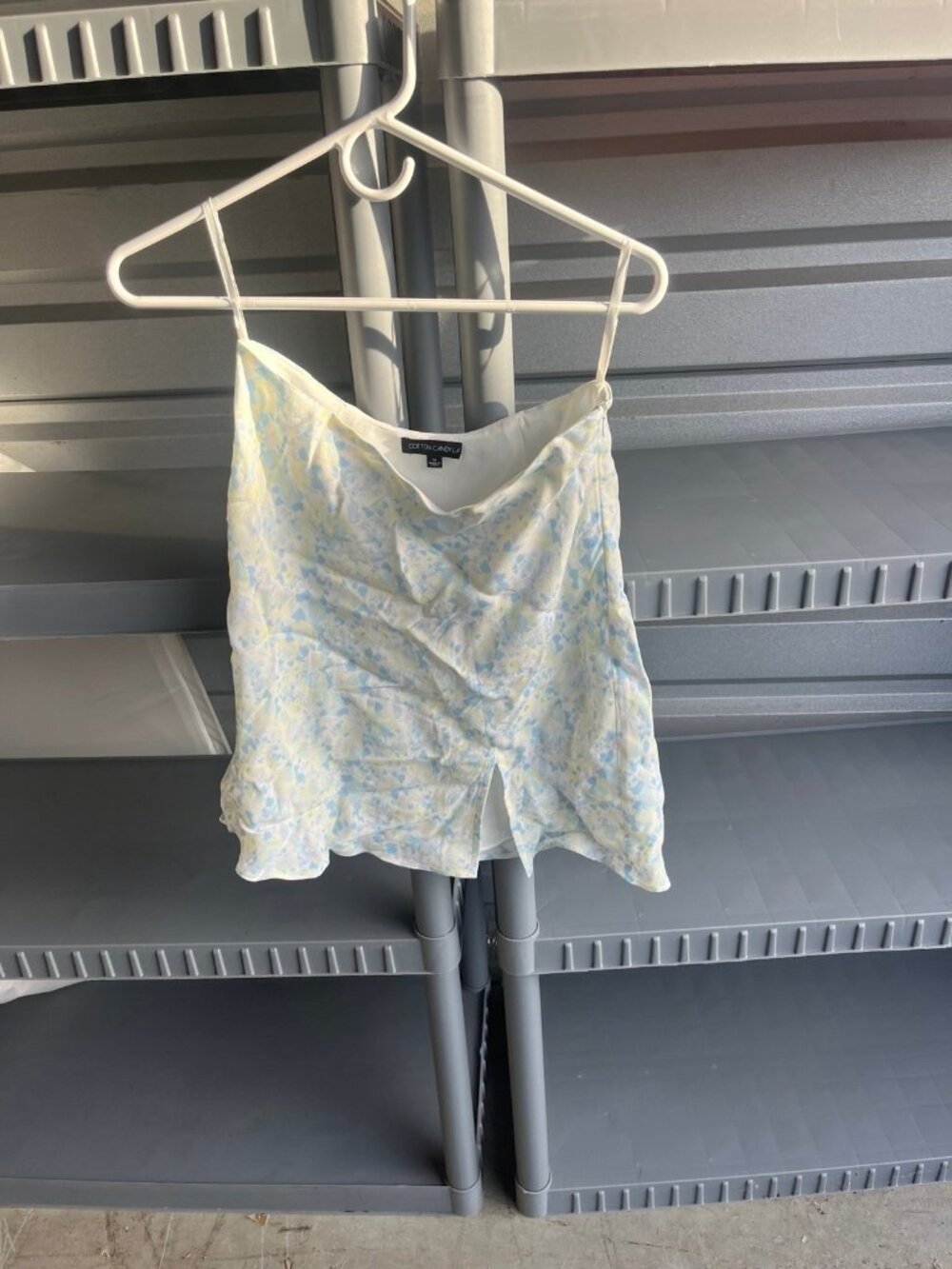 Cotton candy LA white dress top size medium women’s